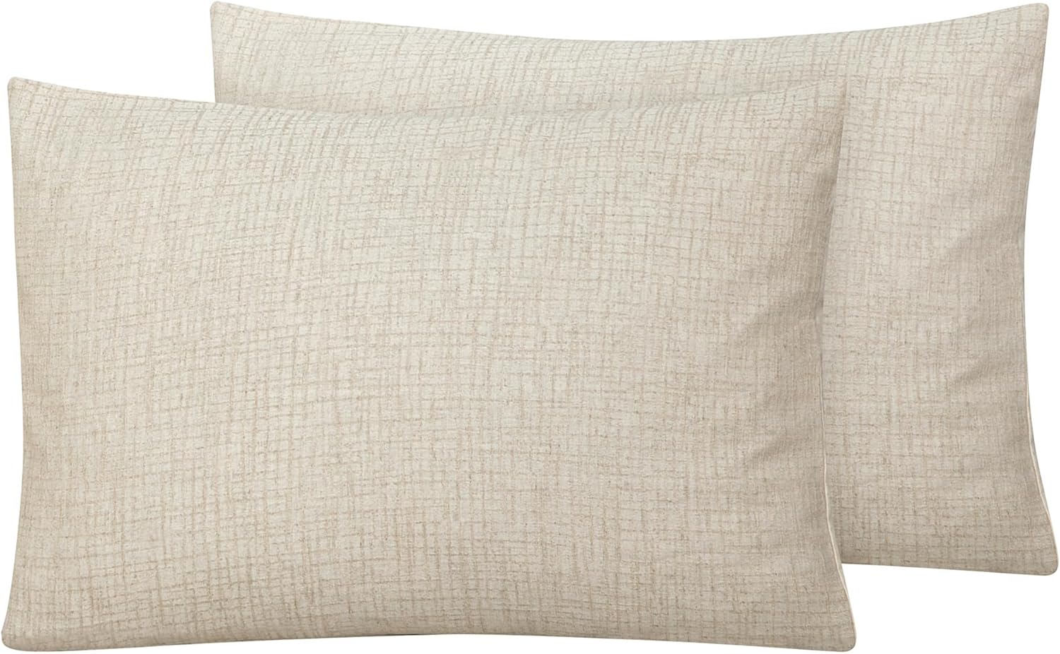 ROYALE LINENS Natural Duvet Cover Full Queen 3 Piece Set