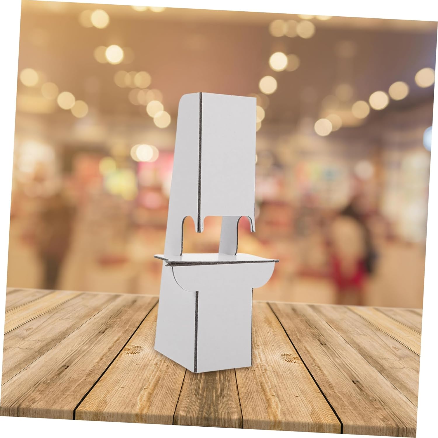 Angoily 12pcs Cardboard Display Easel Stand for Signs and Photos