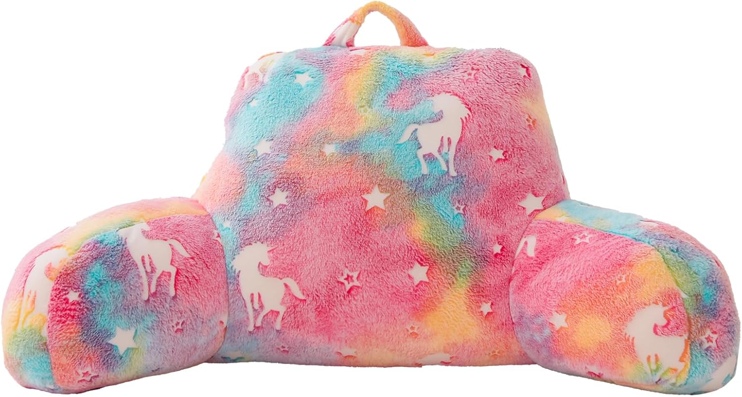 A Nice Night Unicorn Reading Pillow Glow in the Dark