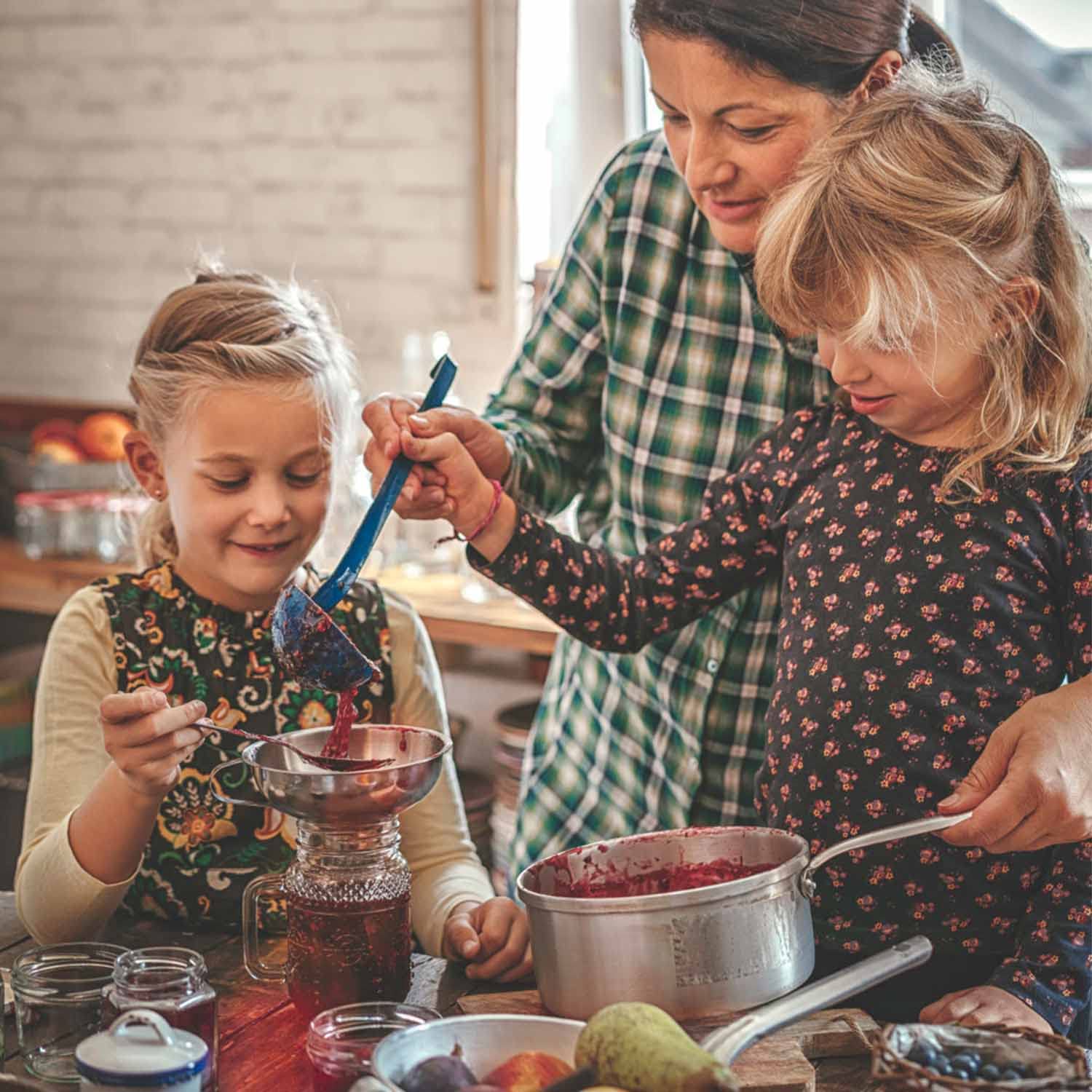 Kalave Canning Funnel Set with Strainer 3 Pack