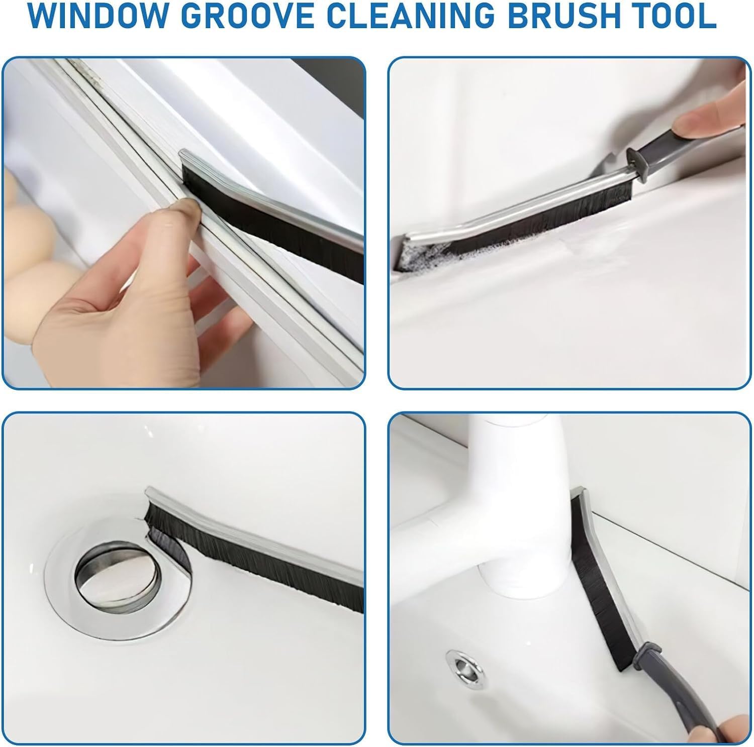 KAMIDOTA Crevice Cleaning Brush Set of 4