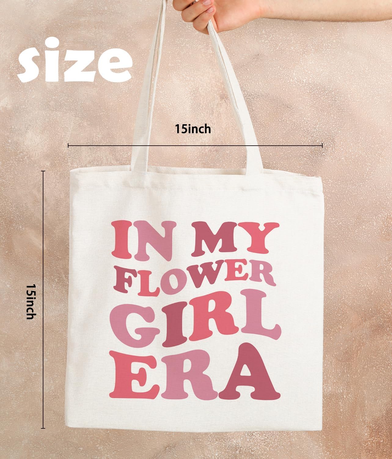 Zeghk NaZaUK Flower Girl Proposal Tote Bag