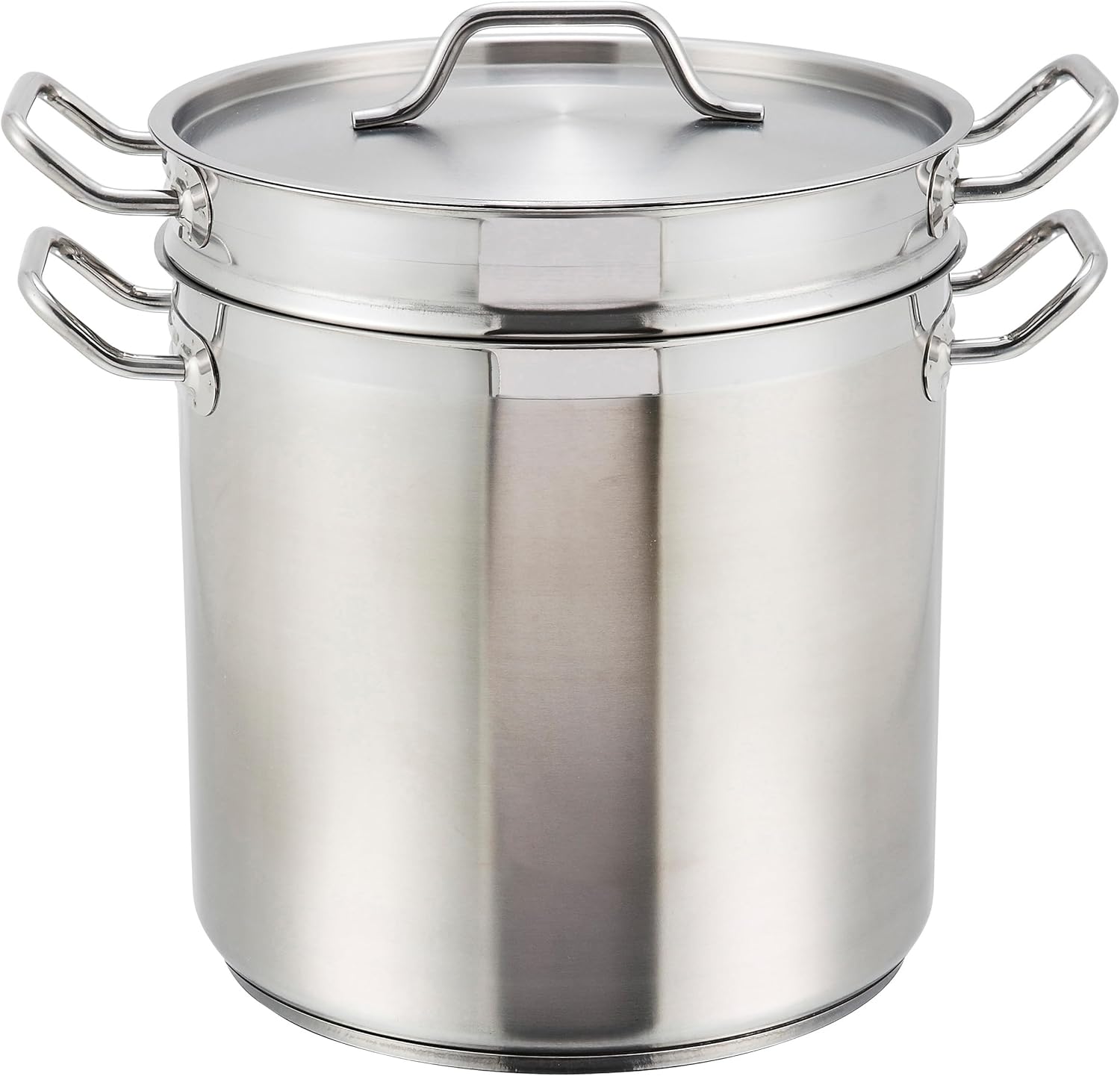Winware 12 Quart Stainless Steamer Pasta Cooker with Cover