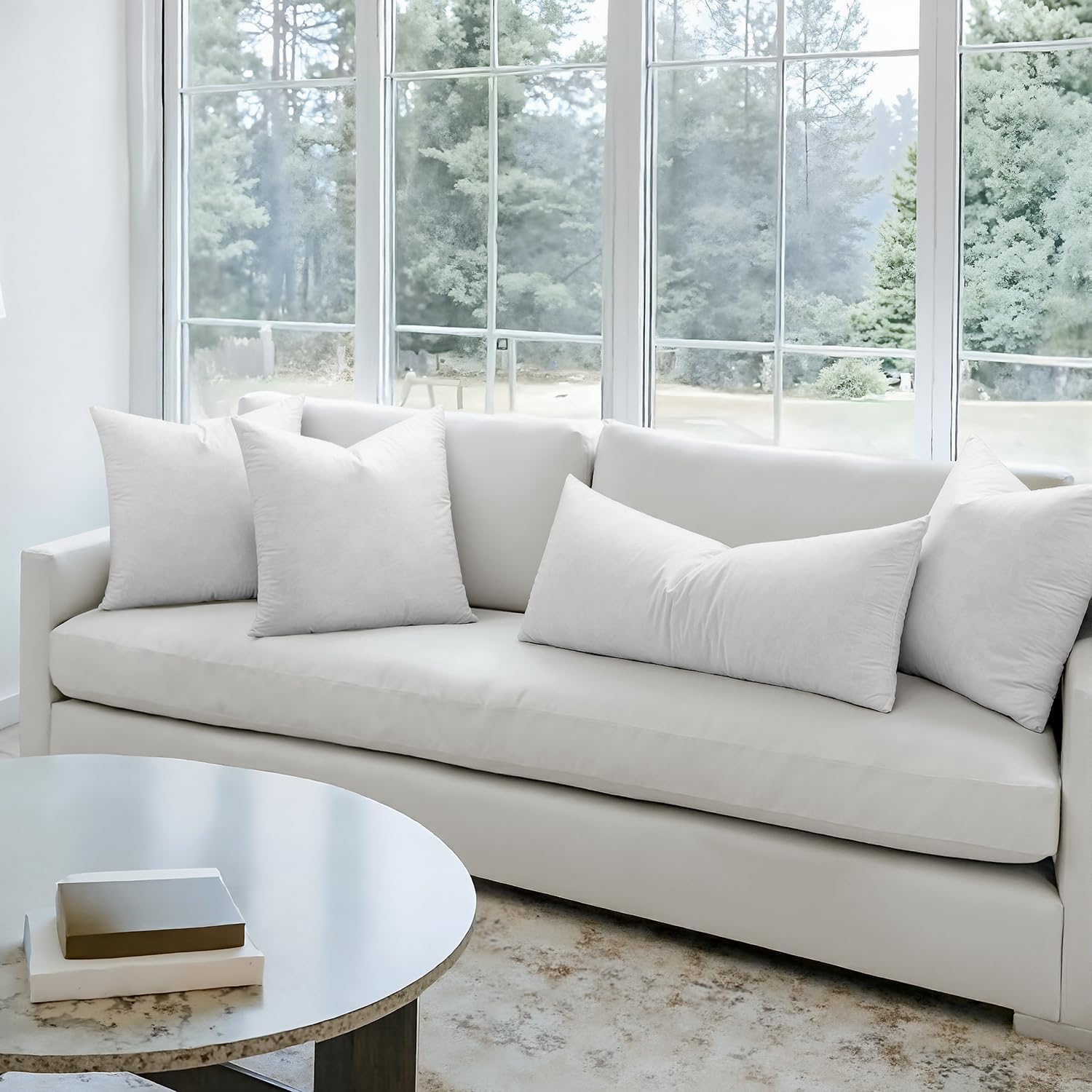 MIULEE Pillow Inserts 20x20 Inch Set of 4