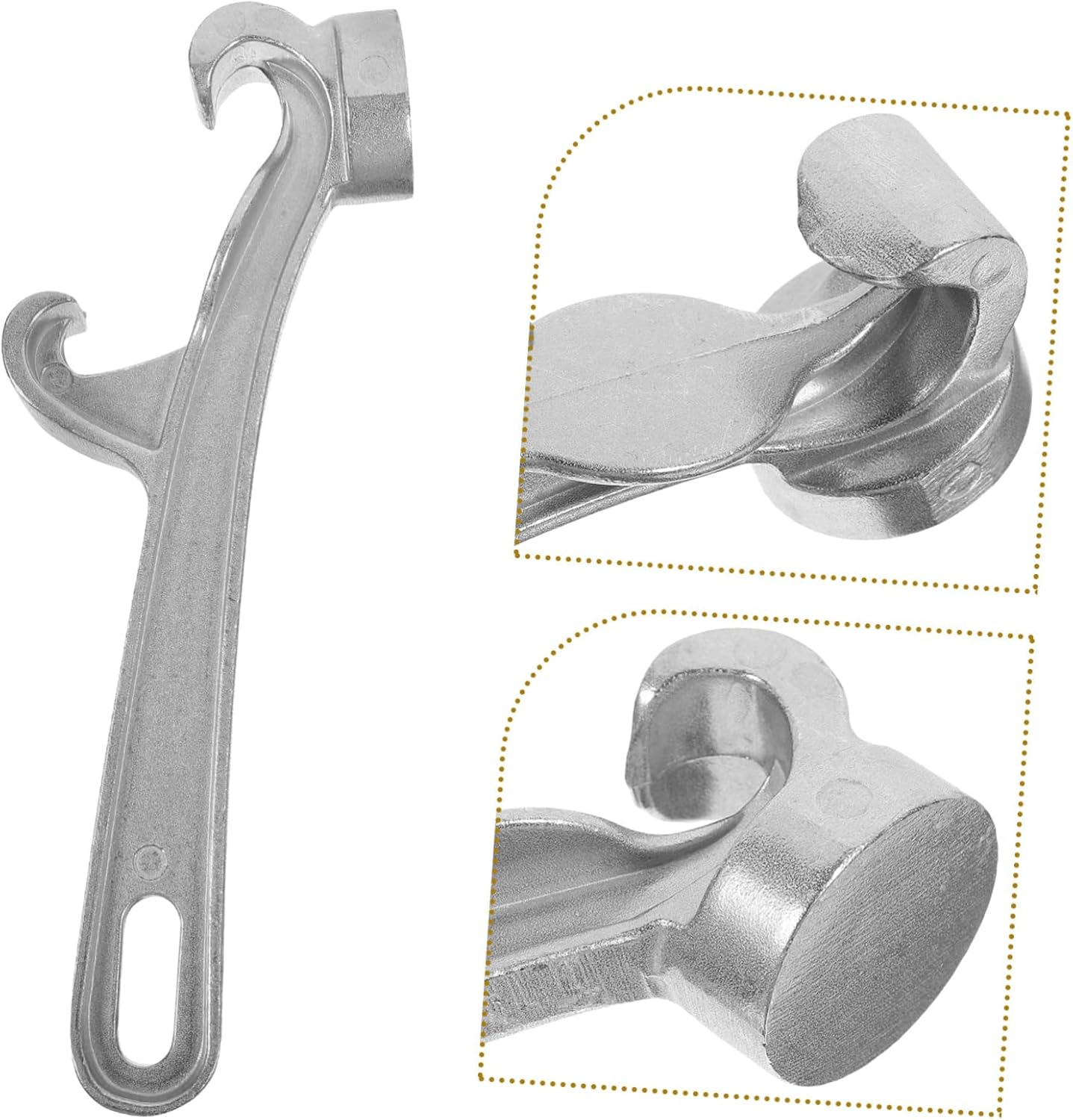 FUNOMOCYA Can Opener with Wrench and Chain for Manual Use
