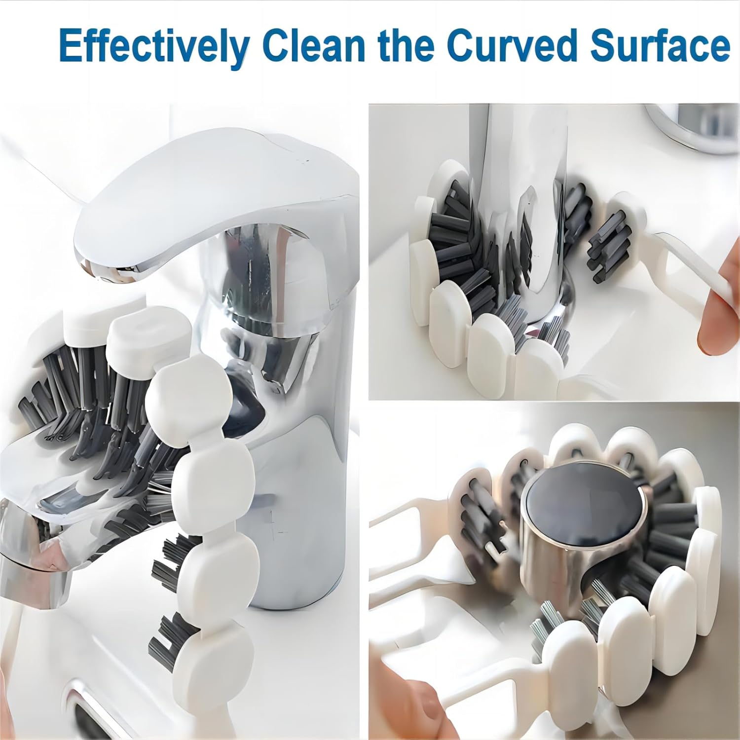 3 Pcs Hard Bristle Crevice Cleaning Brush Set