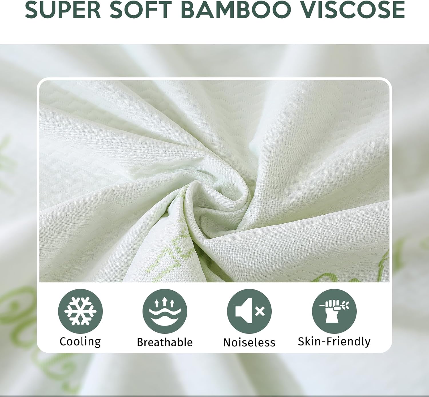 MUXHOMO Premium Waterproof Queen Mattress Protector