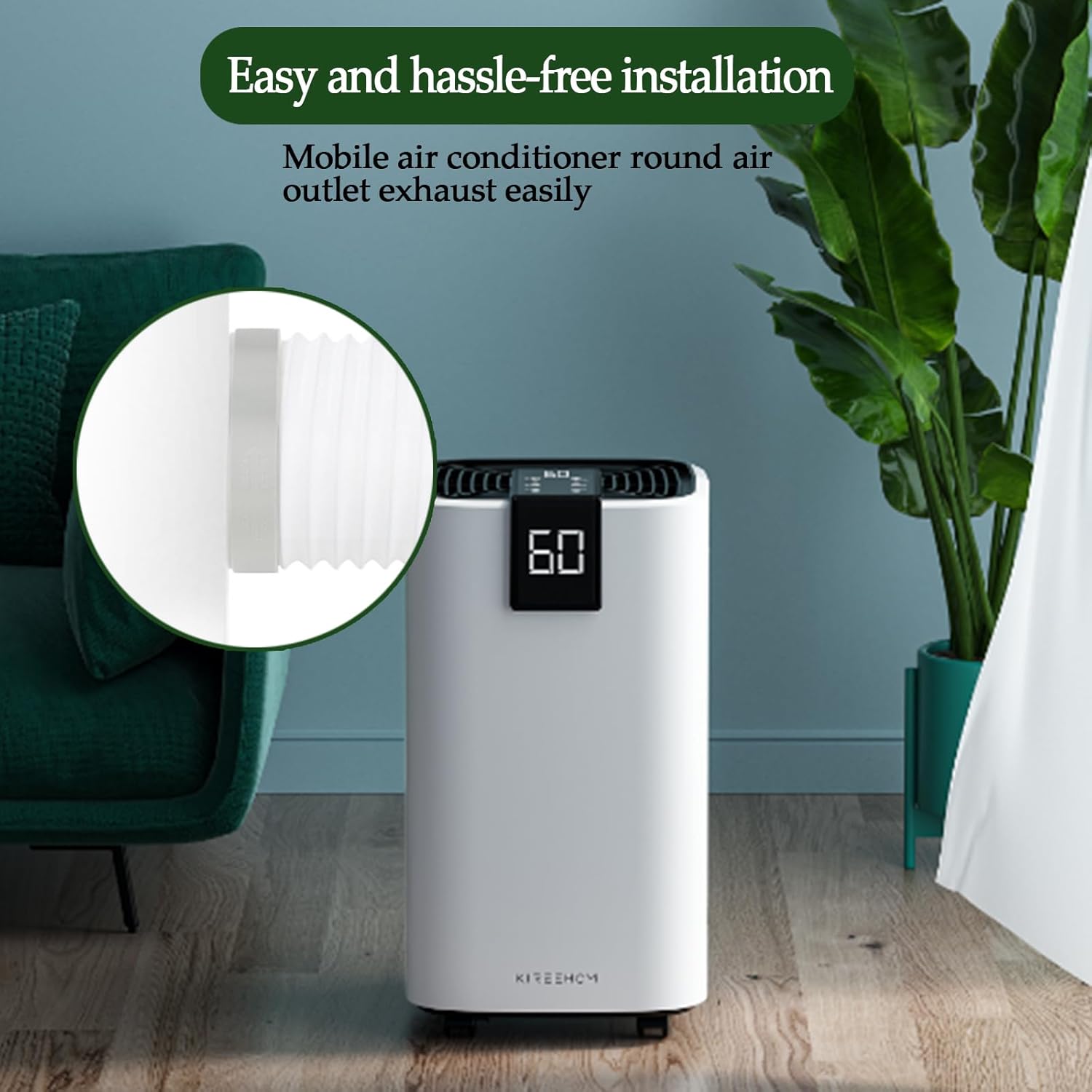 59 Inch Portable AC Exhaust Hose Adapter