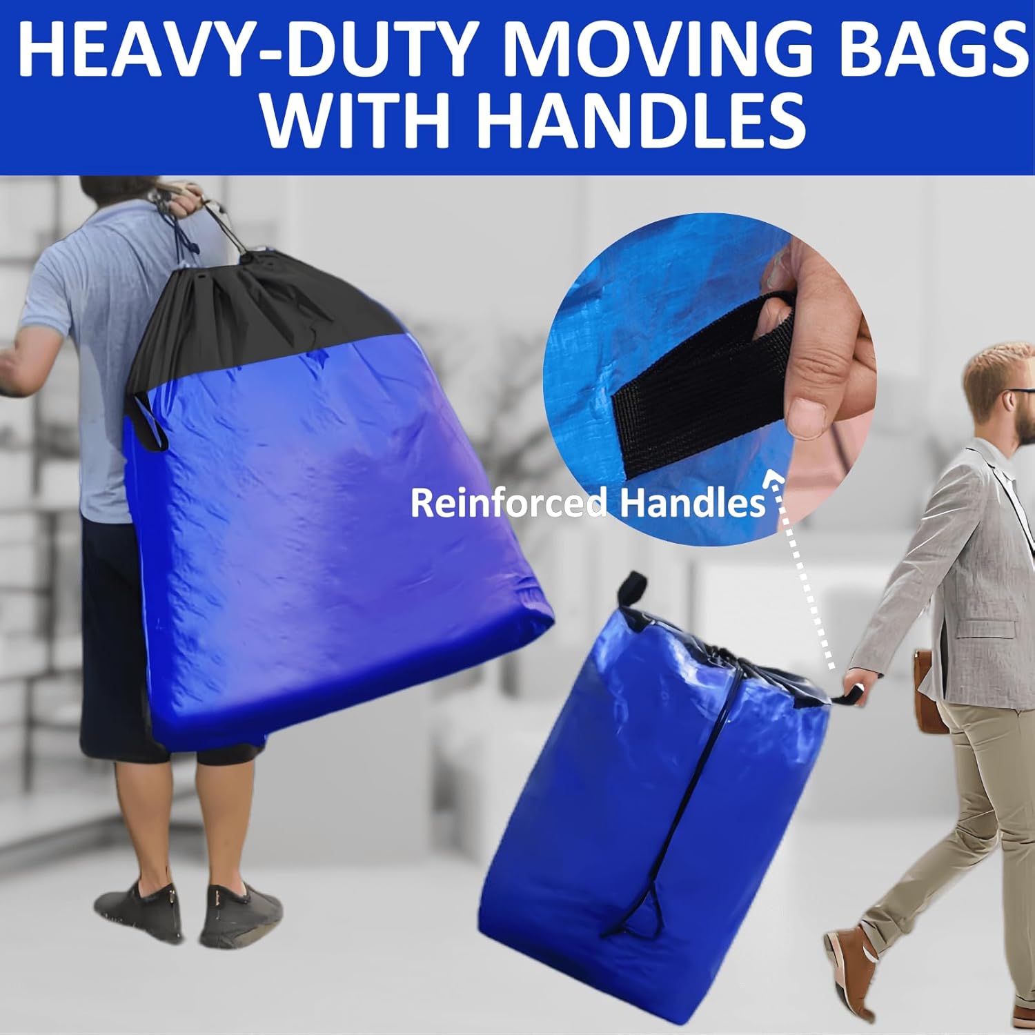 BBJ WRAPS Moving Bags Extra Large 66 Gallon Set of 2