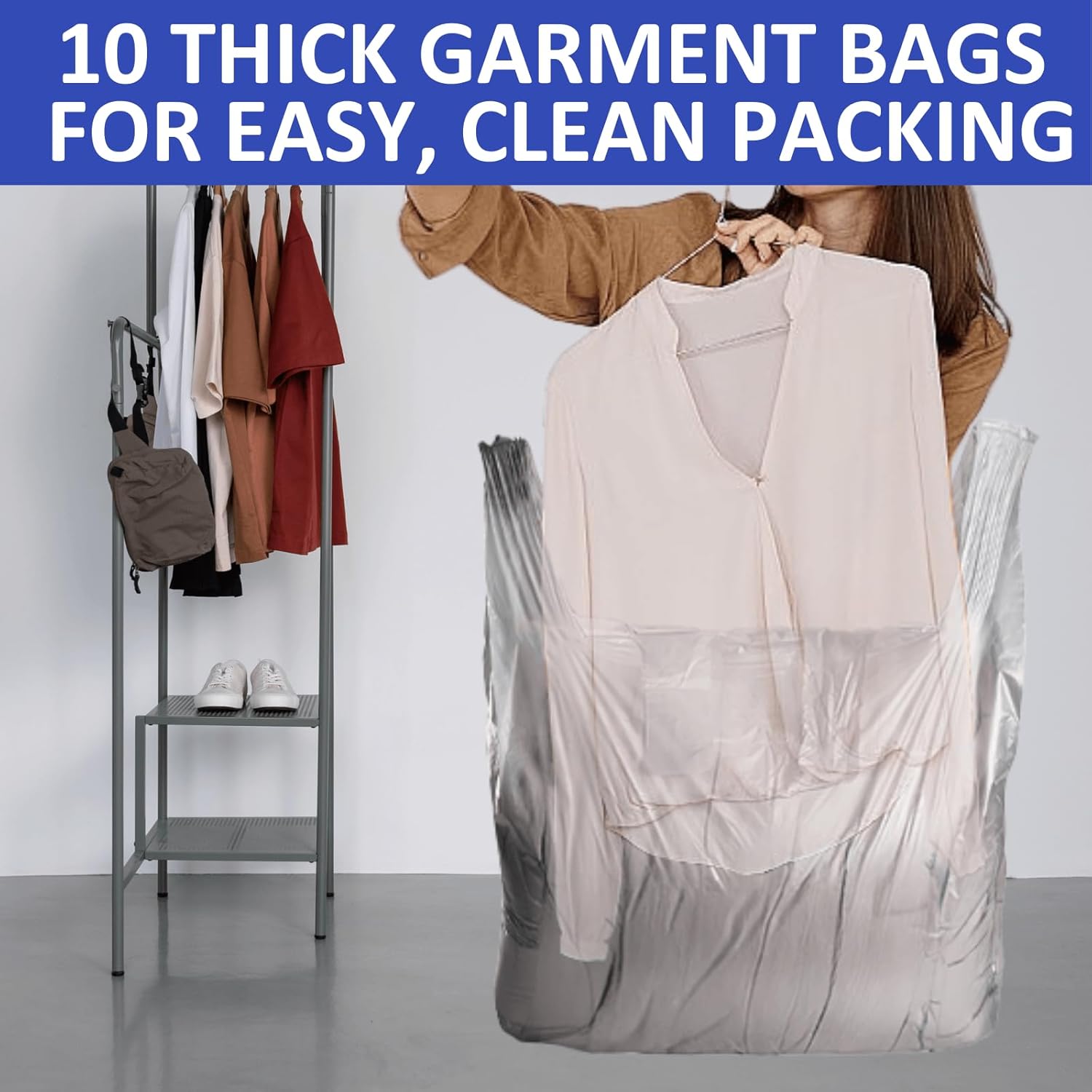 BBJ WRAPS Moving Bags Extra Large 66 Gallon Set of 2