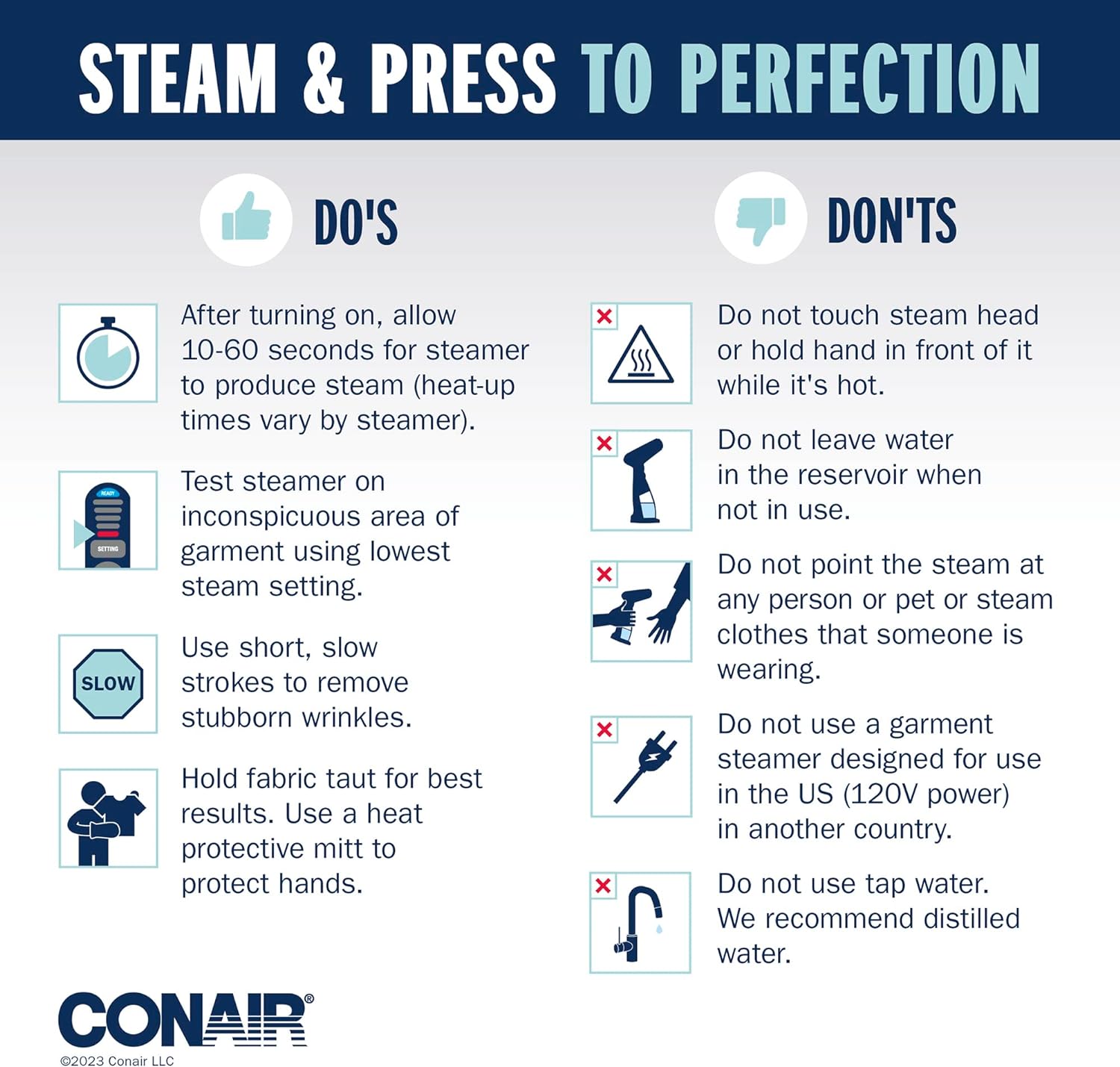 Conair Turbo ExtremeSteam Garment Steamer 1875W Black