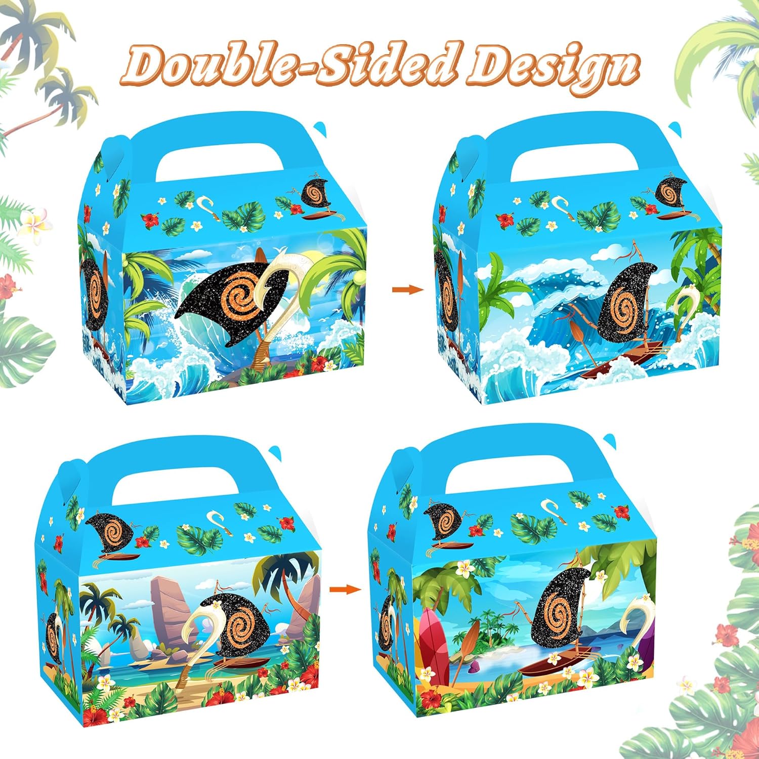 JeVenis Moana Party Favor Candy Box Set