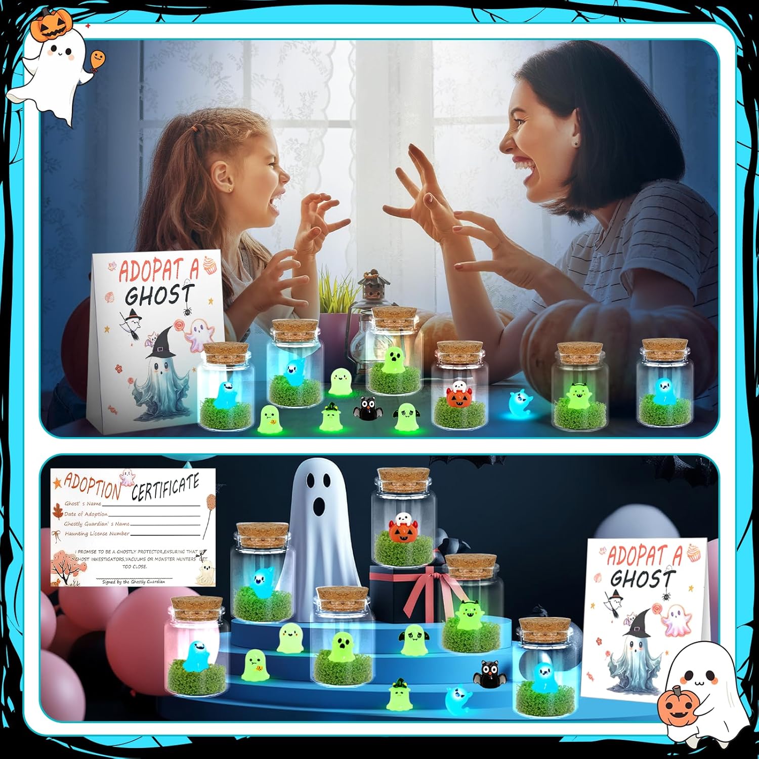 38 Pcs Adopt a Ghost Halloween Party Favors Decor