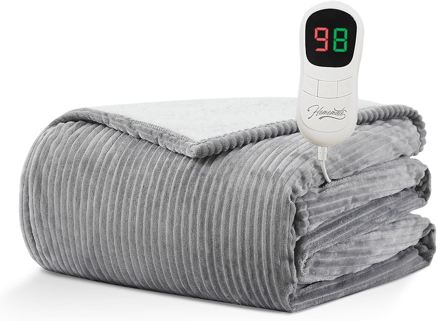 Homemate Heated Blanket Electric Throw 50x60 Inches