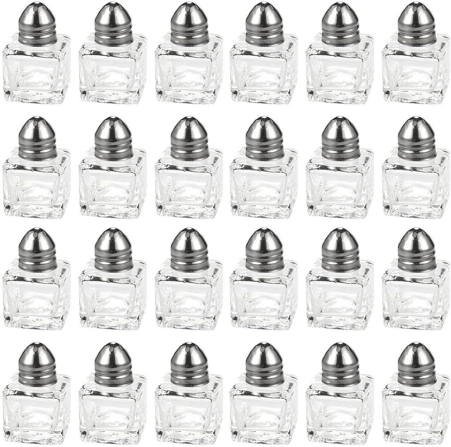 Juvale Set of 24 Mini Salt and Pepper Shakers