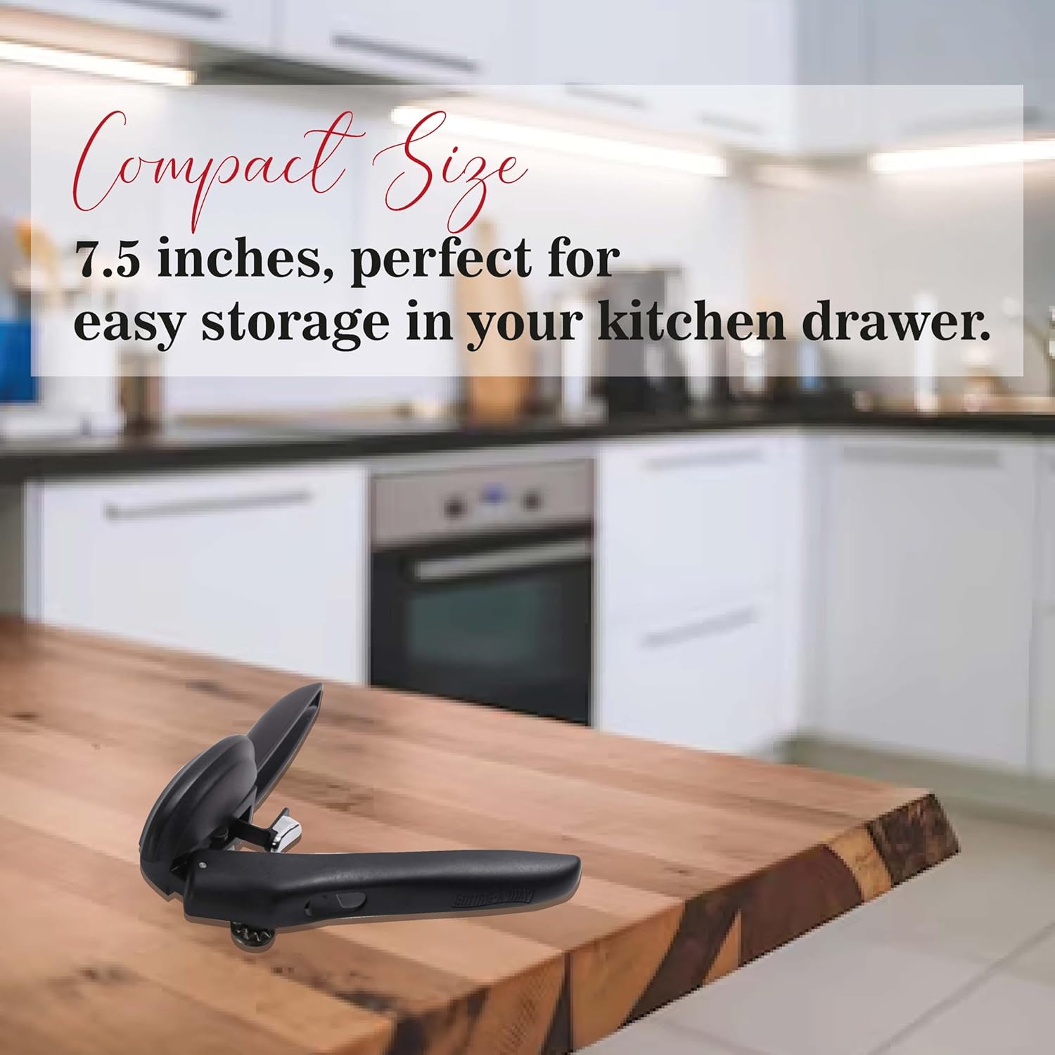 Swing-A-Way Locking Can Opener Manual 2-in-1 Black