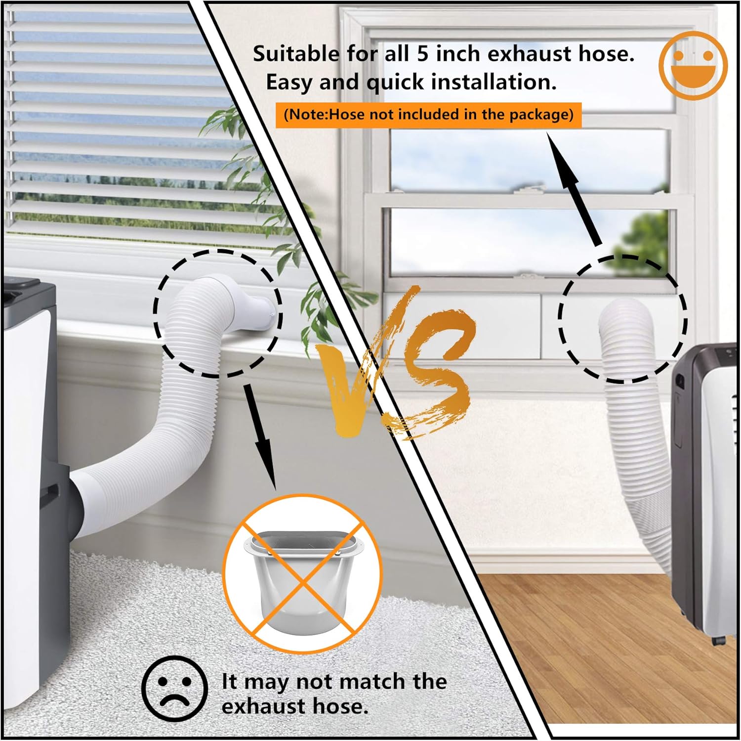 LBG Products Portable AC Window Seal Plates Kit