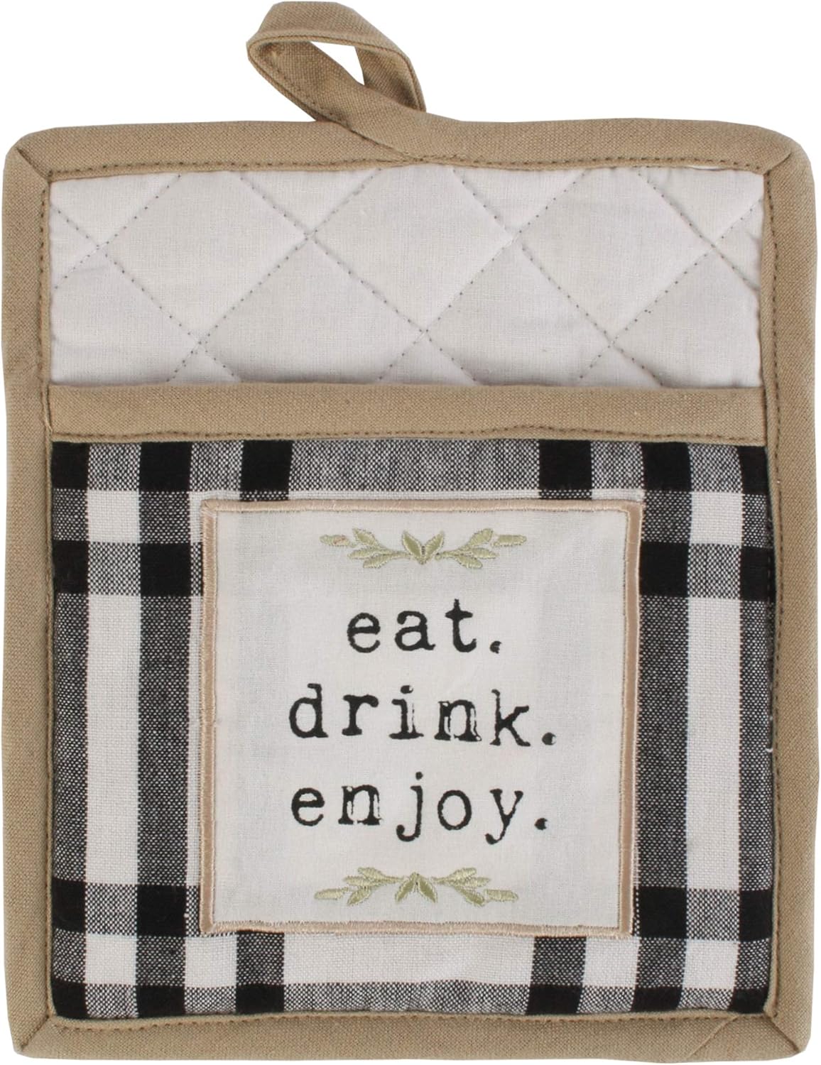 DII Home Sweet Farmhouse Kitchen Set 4 Piece Black Collection
