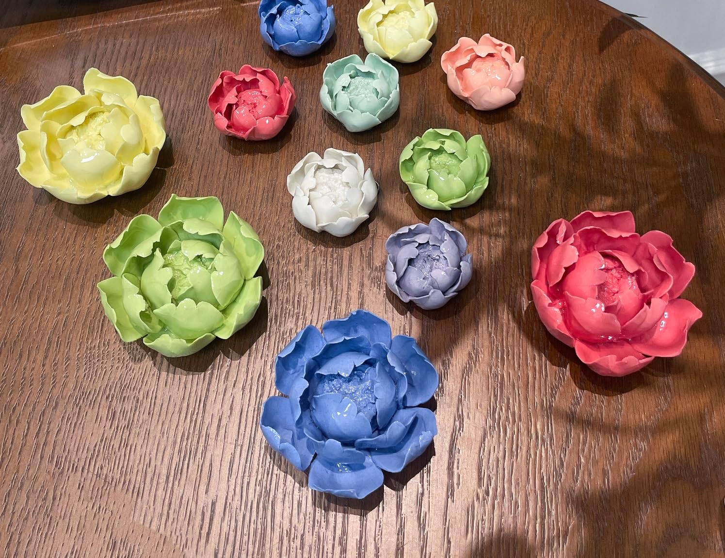 AMERRY Peony Flower Bud Wall Art Sculpture