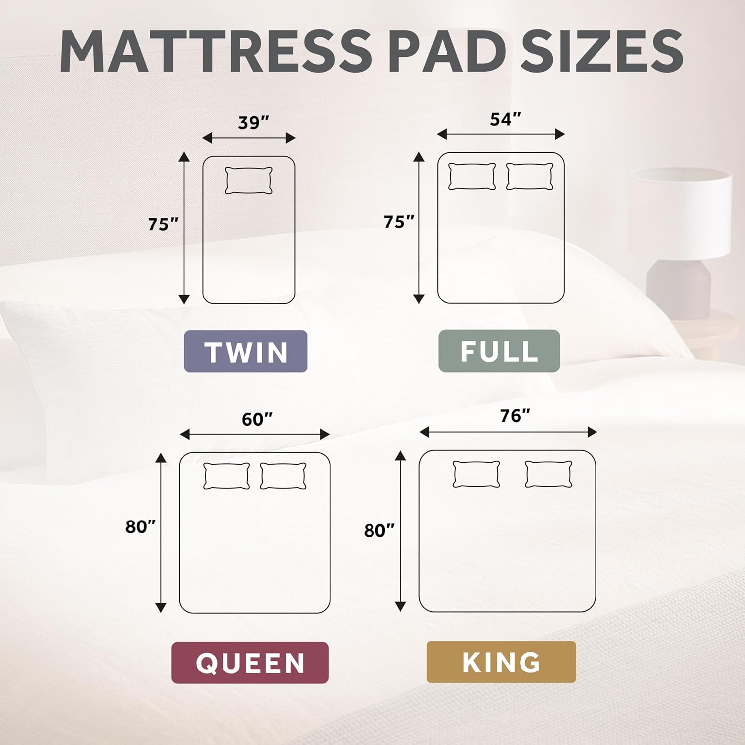 Sunbeam Heated Mattress Pad with 12 Heat Settings