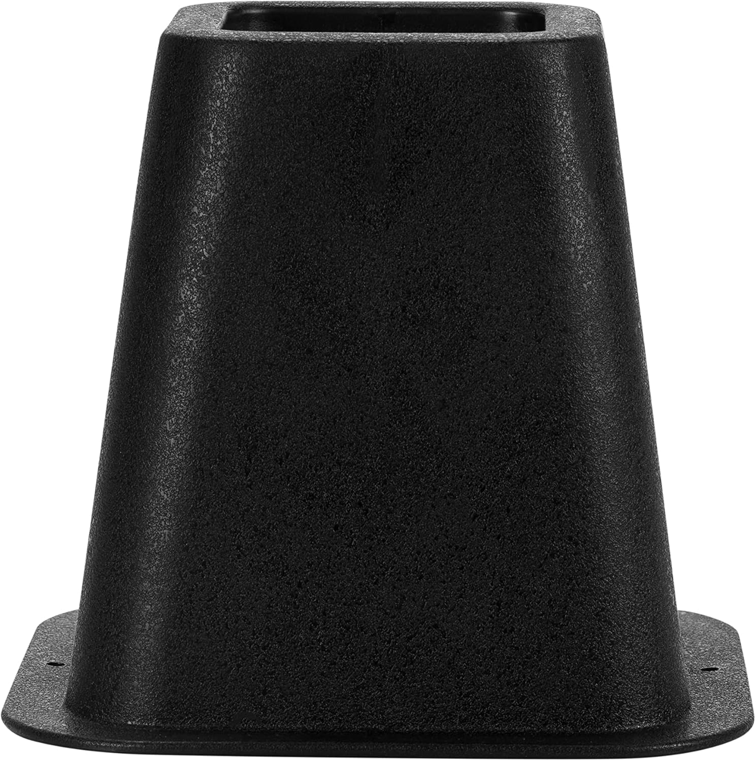 Simplify 6 Inch Bed Riser Pack of 4 Black