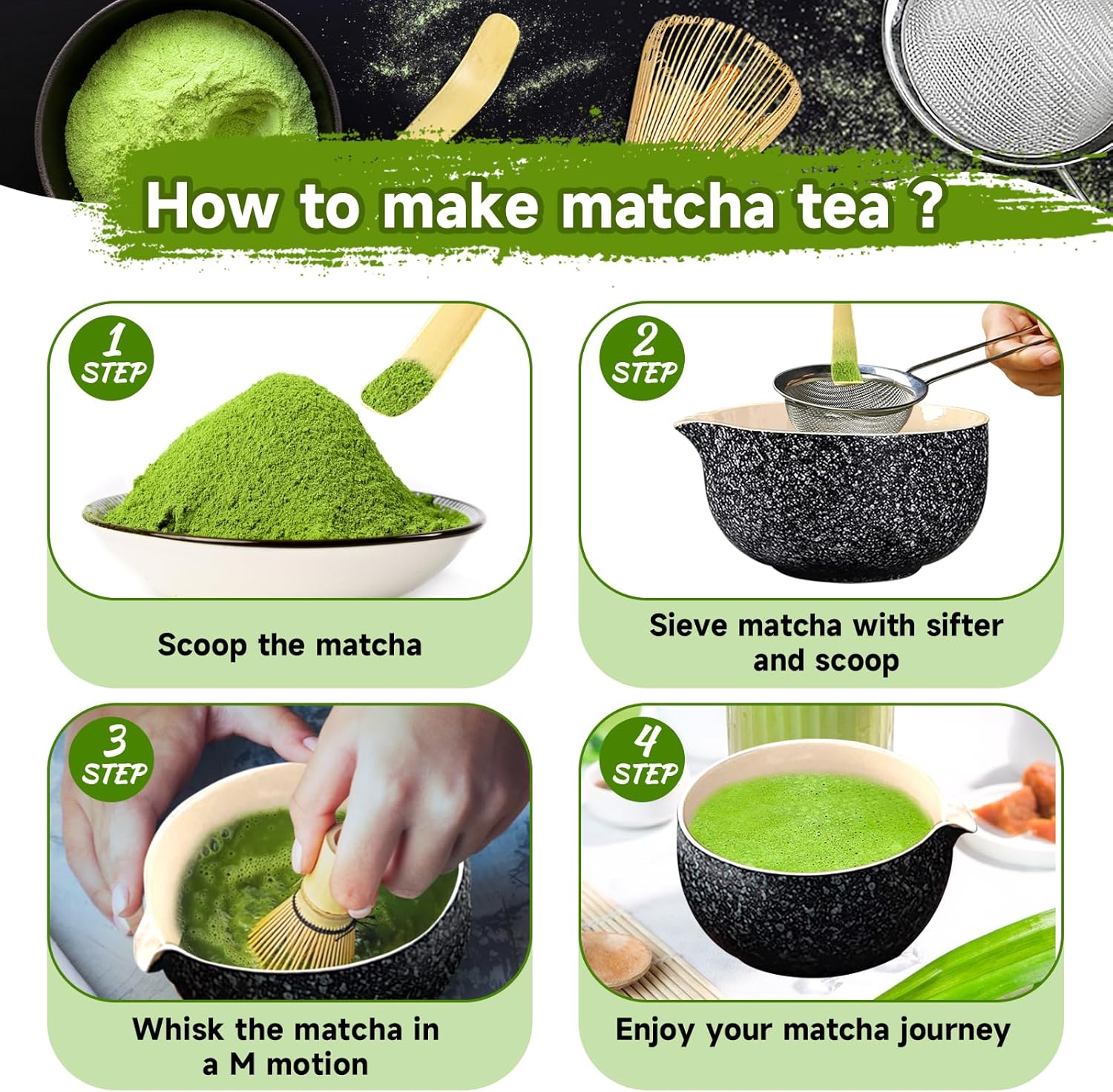 Amerzam Japanese Matcha Ceremony Set