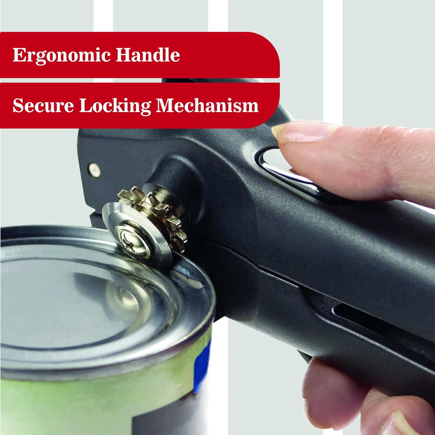 Swing-A-Way Locking Can Opener Manual 2-in-1 Black