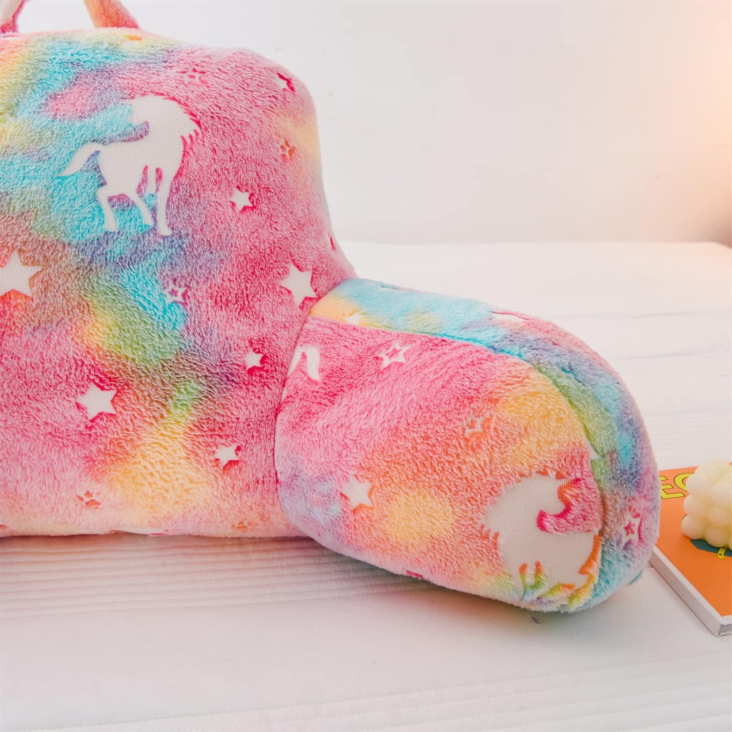 A Nice Night Unicorn Reading Pillow Glow in the Dark