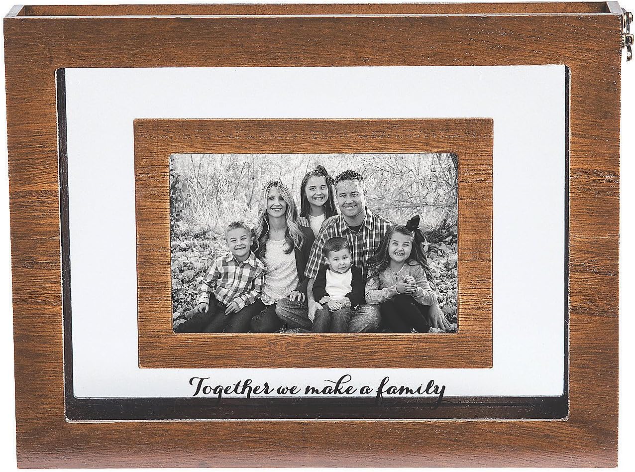 Blended Family Sand Ceremony Frame Kit for Wedding - Wood Glass