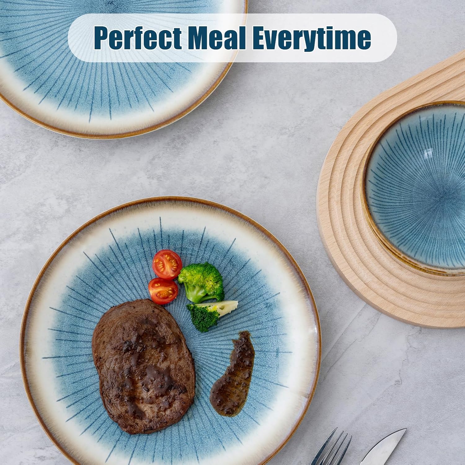Whitepeony 16 Piece Stoneware Dinnerware Set