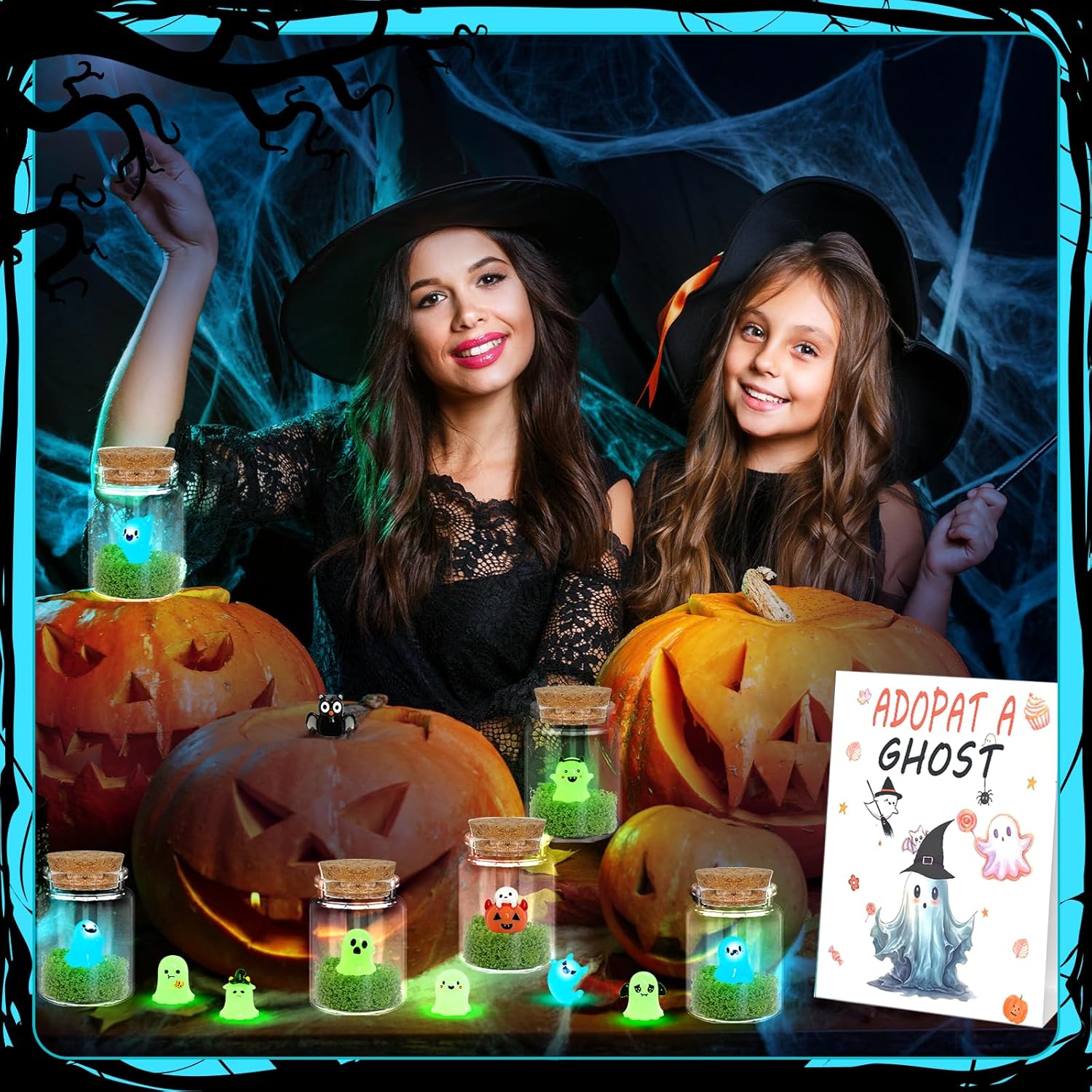 38 Pcs Adopt a Ghost Halloween Party Favors Decor