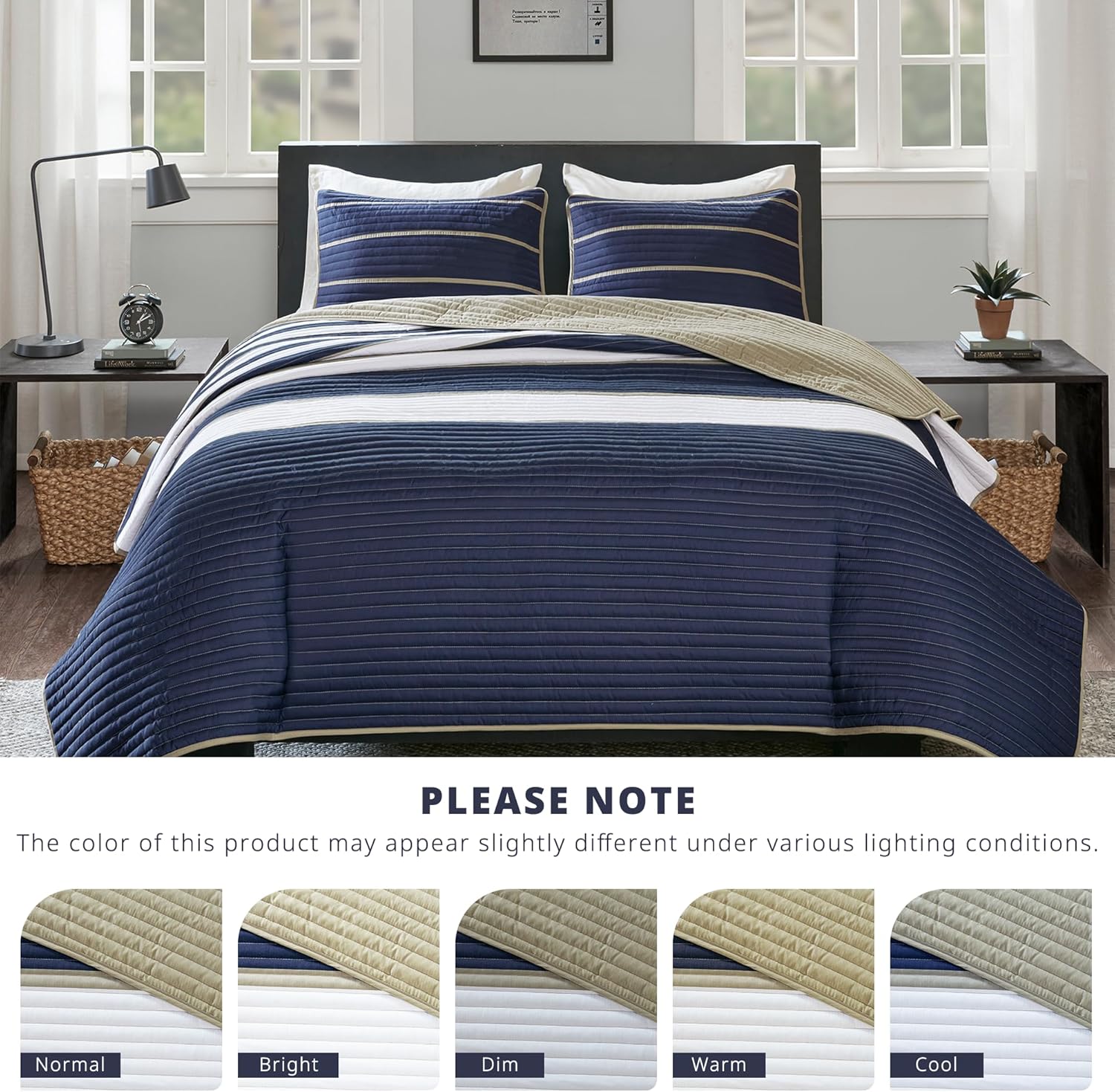 Comfort Spaces Quilt Set Twin Size 2 Piece
