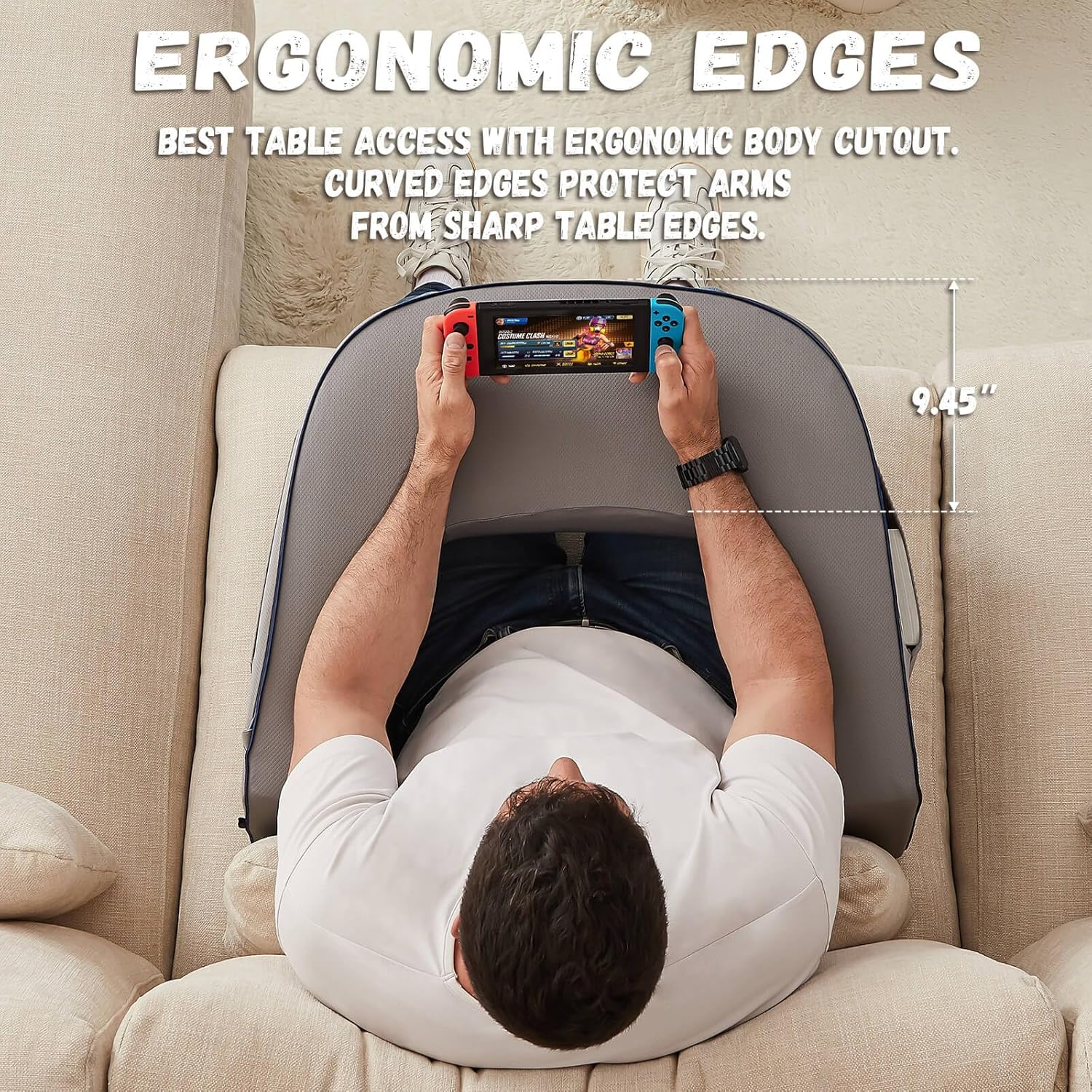 Cooloo8 Reading Pillow for Gaming and Comfort