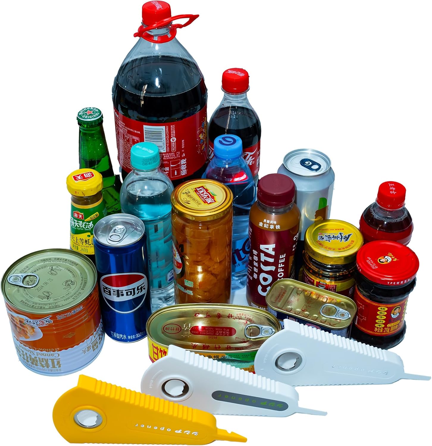 Multifunctional Can Opener with Magnet for Easy Use