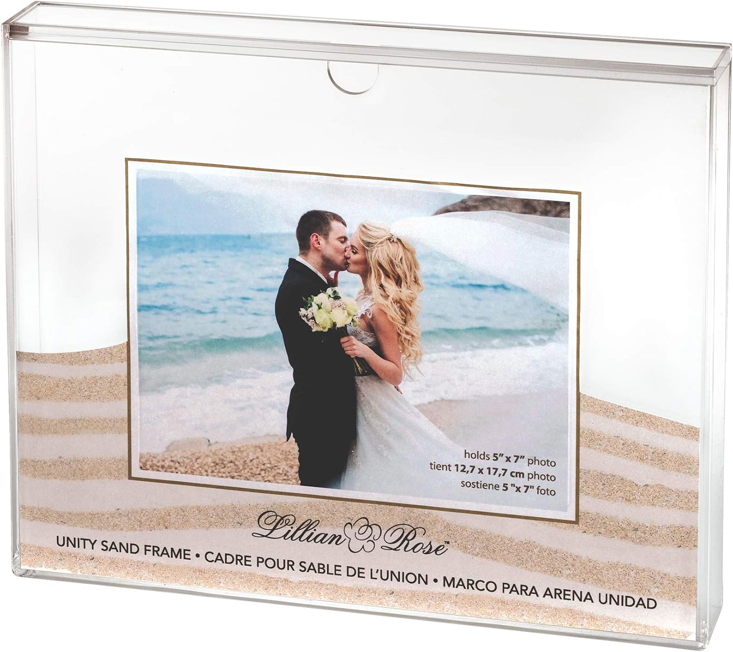 Lillian Rose Clear Acrylic Unity Sand Ceremony Frame