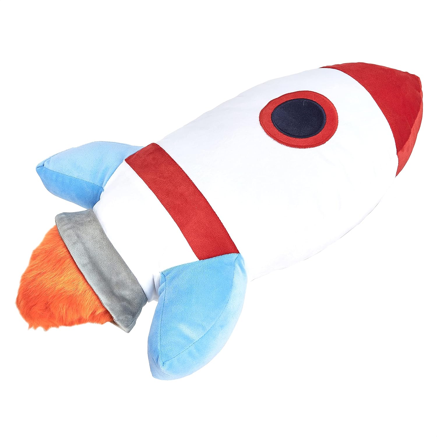 Amazon Basics Space Rockets Decorative Pillow for Kids Room