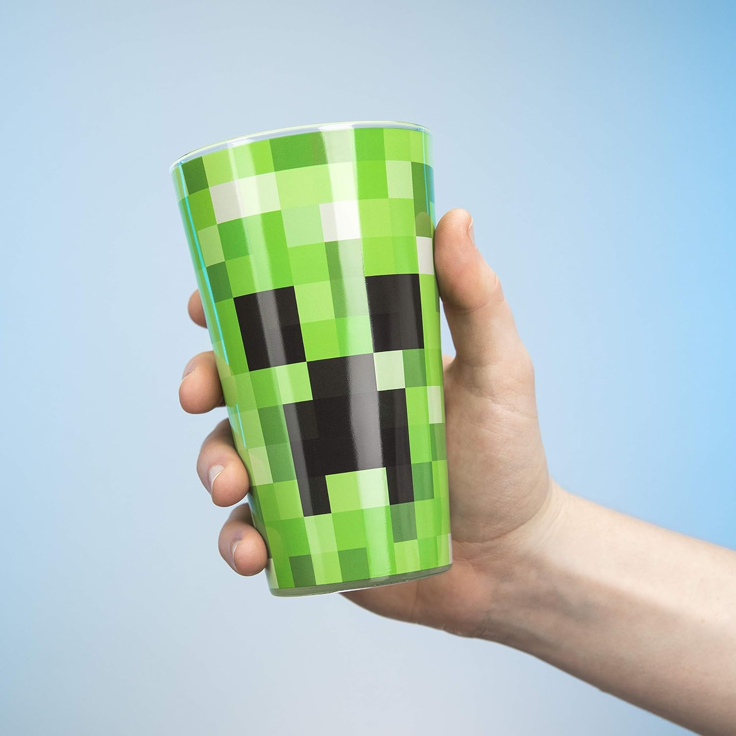 Paladone Minecraft Creeper Glass Tumbler 14 oz