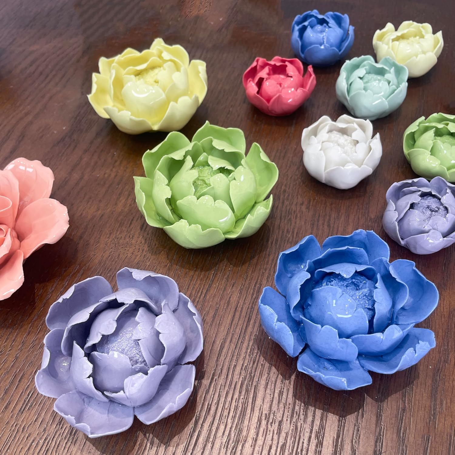AMERRY Peony Flower Bud Wall Art Sculpture