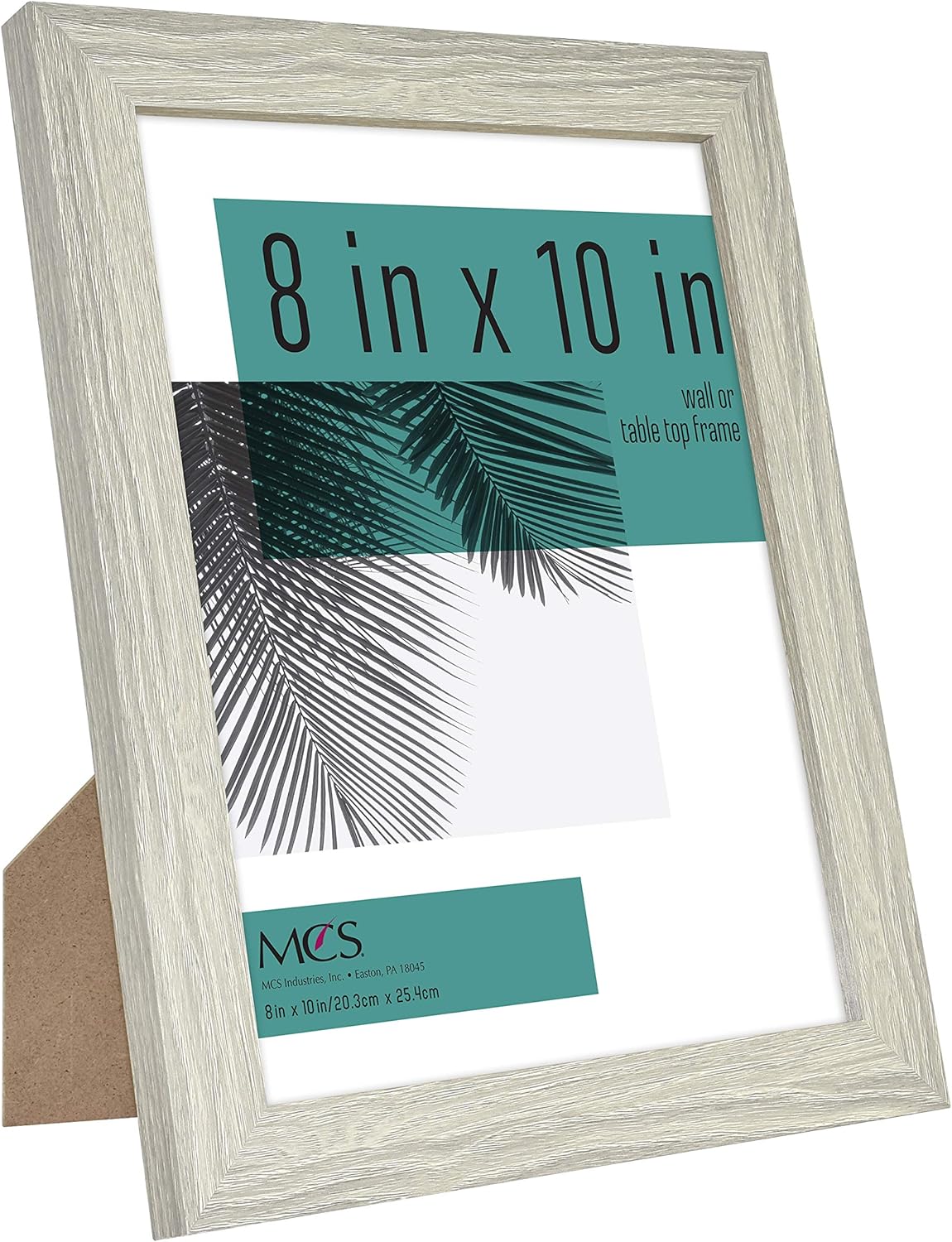 MCS Studio Gallery 8x10 Picture Frame Gray Woodgrain 4-Pack
