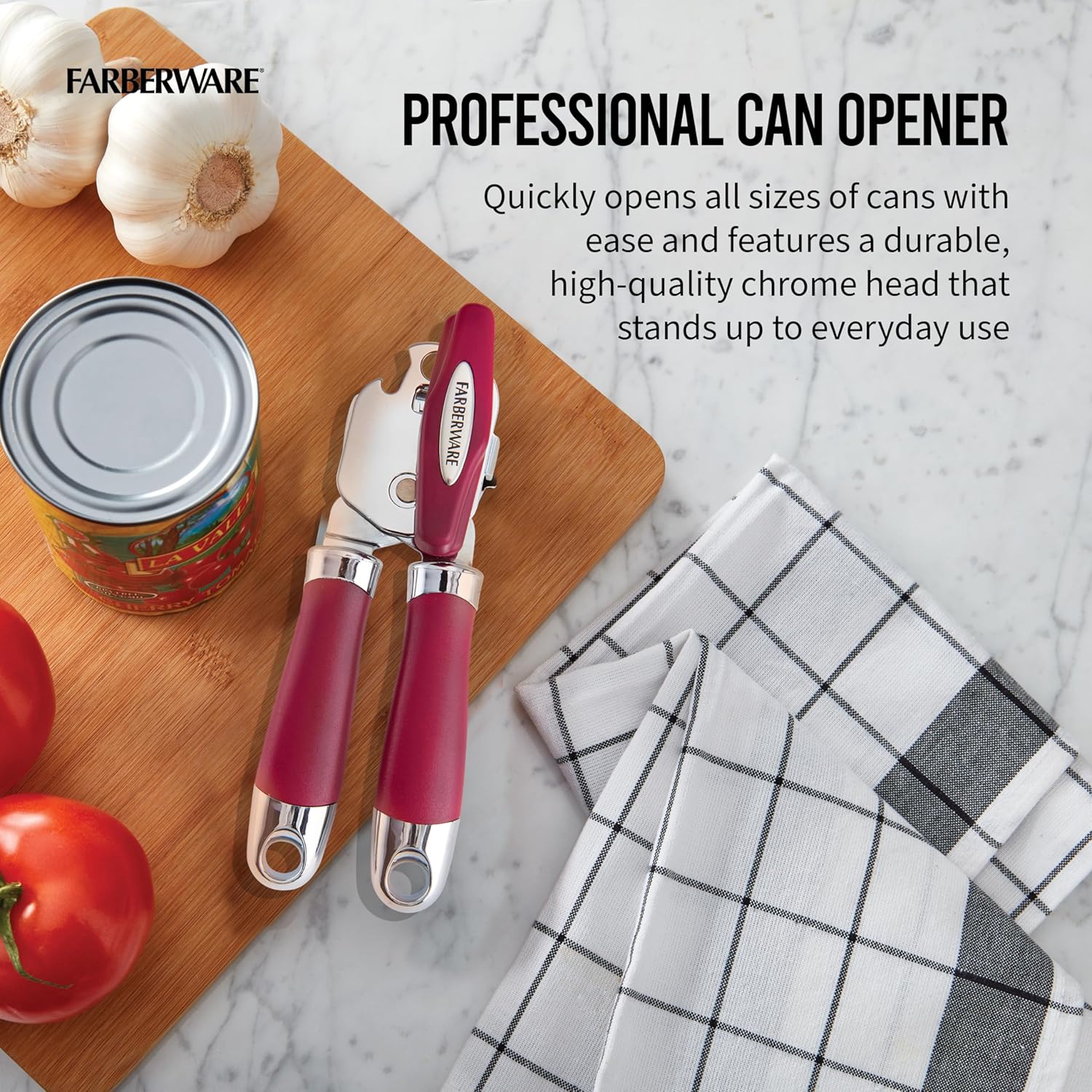 Farberware Pro 2 Can Opener Berry One Size