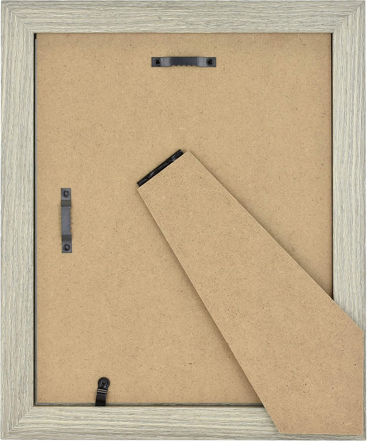 MCS Studio Gallery 8x10 Picture Frame Gray Woodgrain 4-Pack