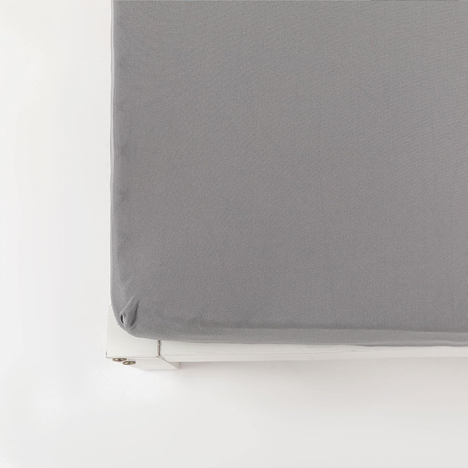 NY HOME Cot Size Fitted Sheet Only - Light Gray