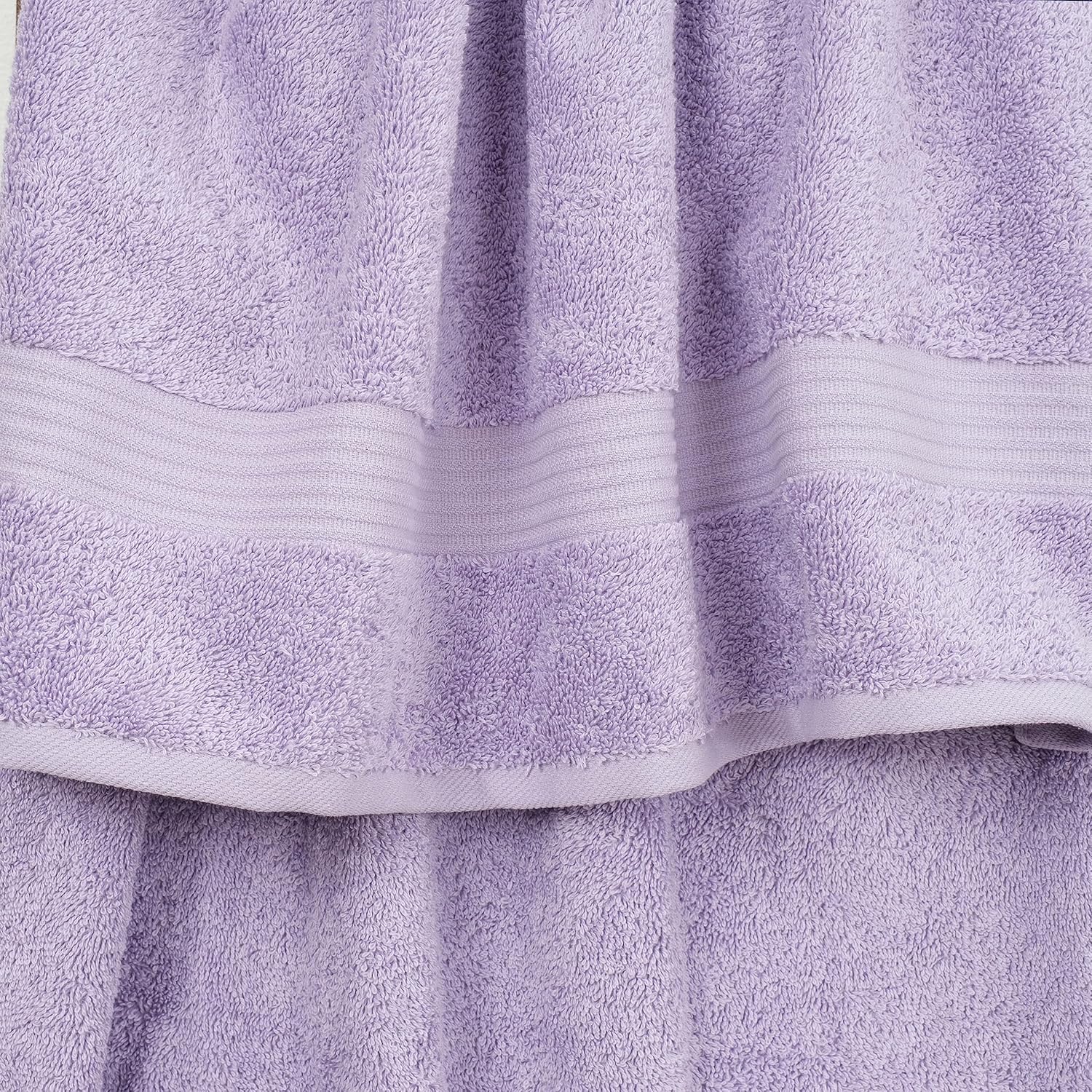 Cotton Paradise 6 Piece Lilac Towel Set